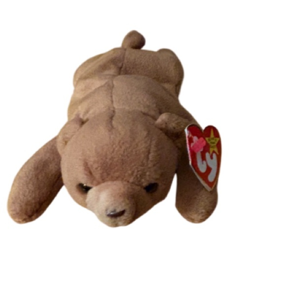 RETIRED 1993 TY BEANIE BABY CUBBIE THE BEAR W PVC PELLETS & multiple ERRORS!